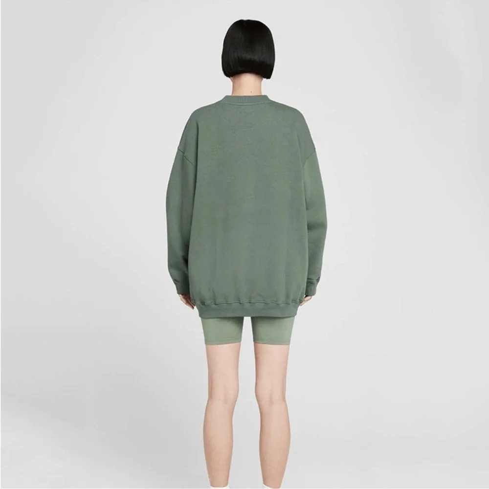 Anine Bing Tyler Sweatshirt Artichoke Size XL - Picture 3 of 8